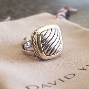 David Yurman 18k Gold and Silver Albion Ring